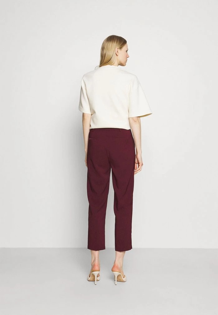 Pantalons ANNA FIELD Anna Field Slim Fit Business Trousers Rouge Femme | XRM-5754300